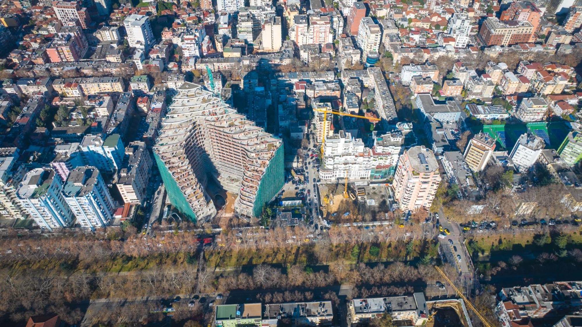 Hotel Aria Tirana Bagian luar foto