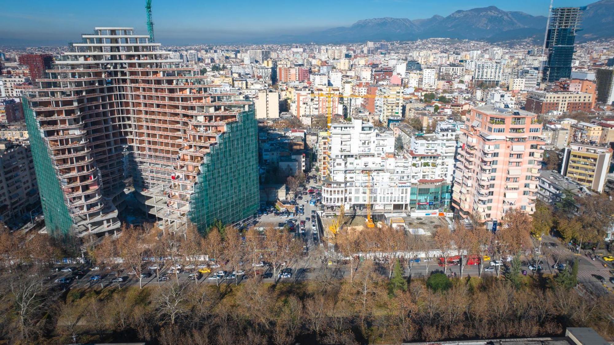 Hotel Aria Tirana Bagian luar foto