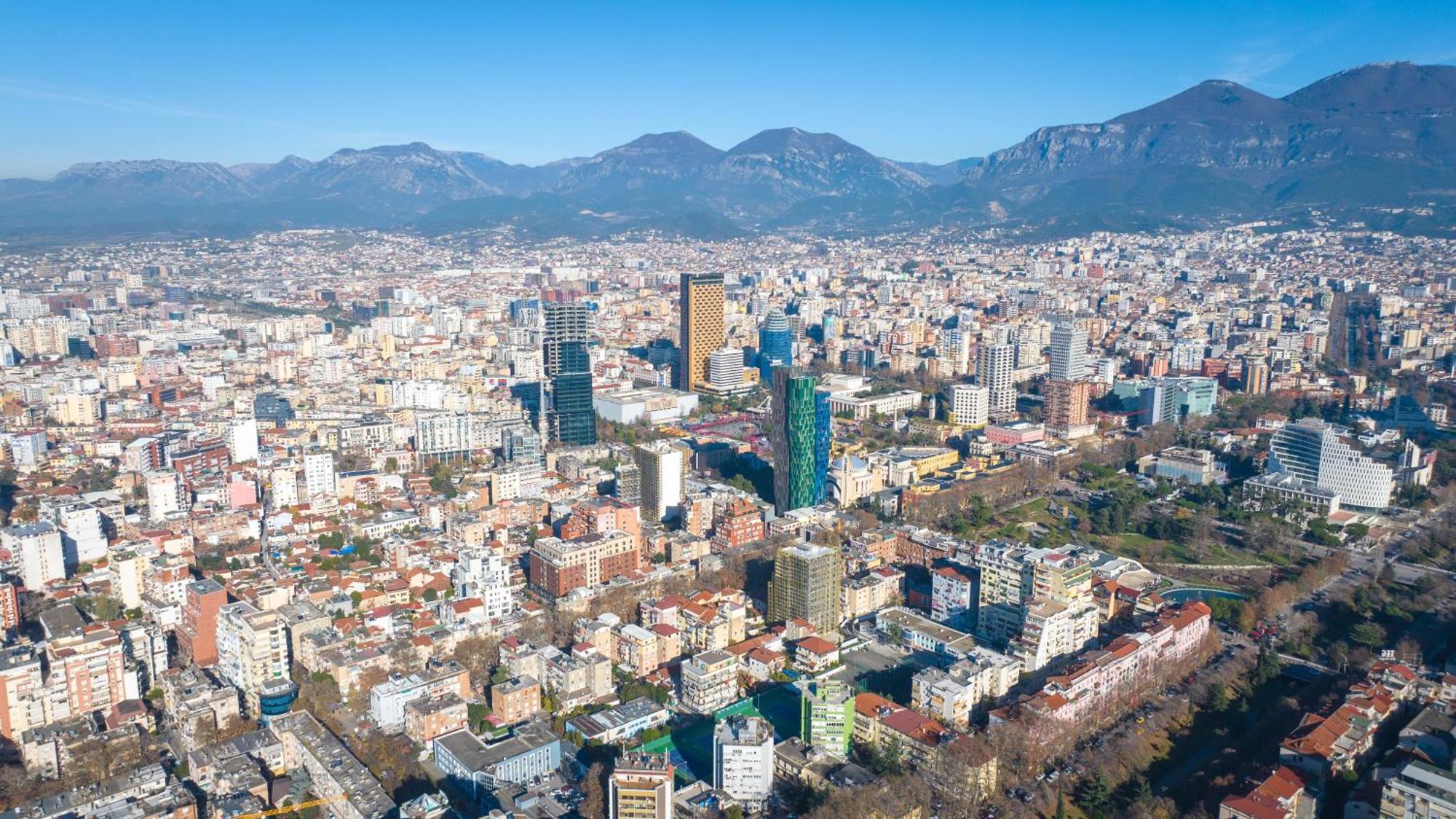 Hotel Aria Tirana Bagian luar foto