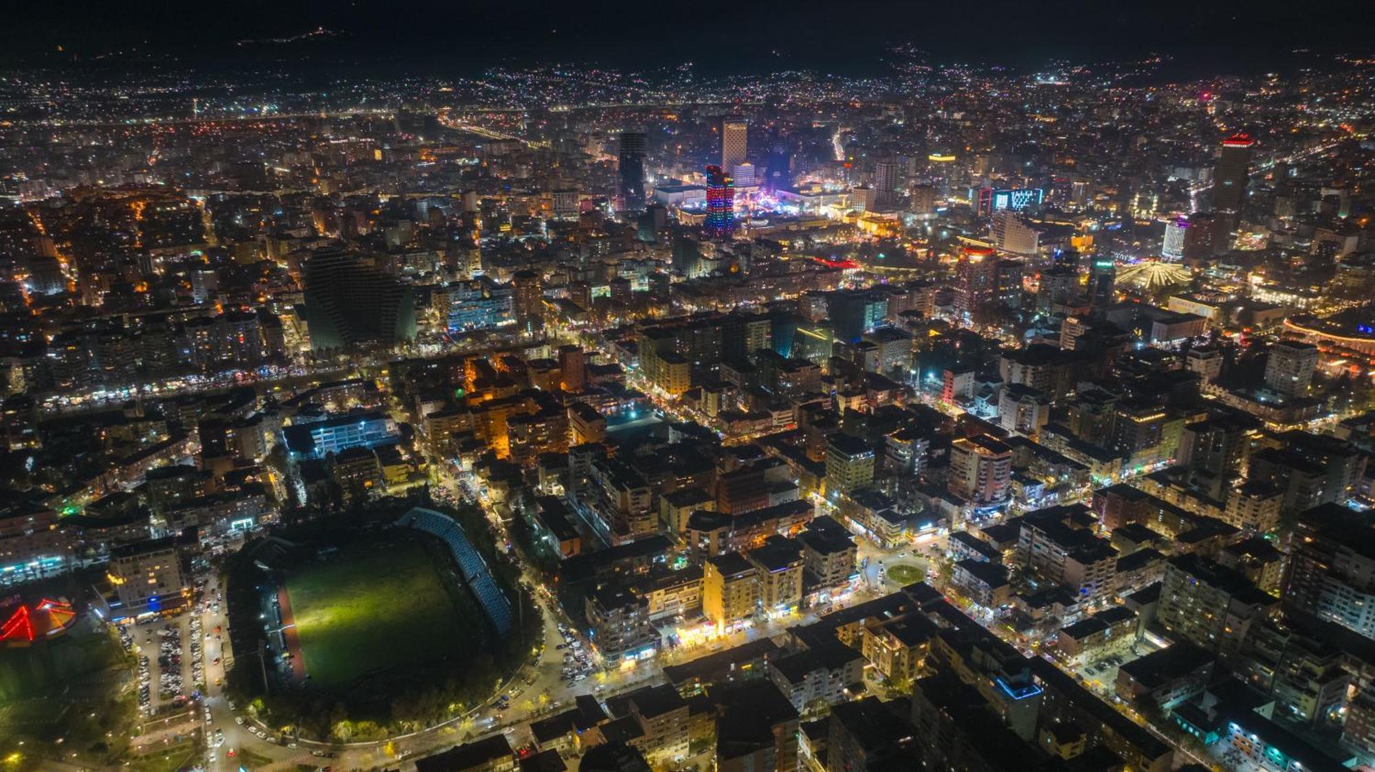 Hotel Aria Tirana Bagian luar foto