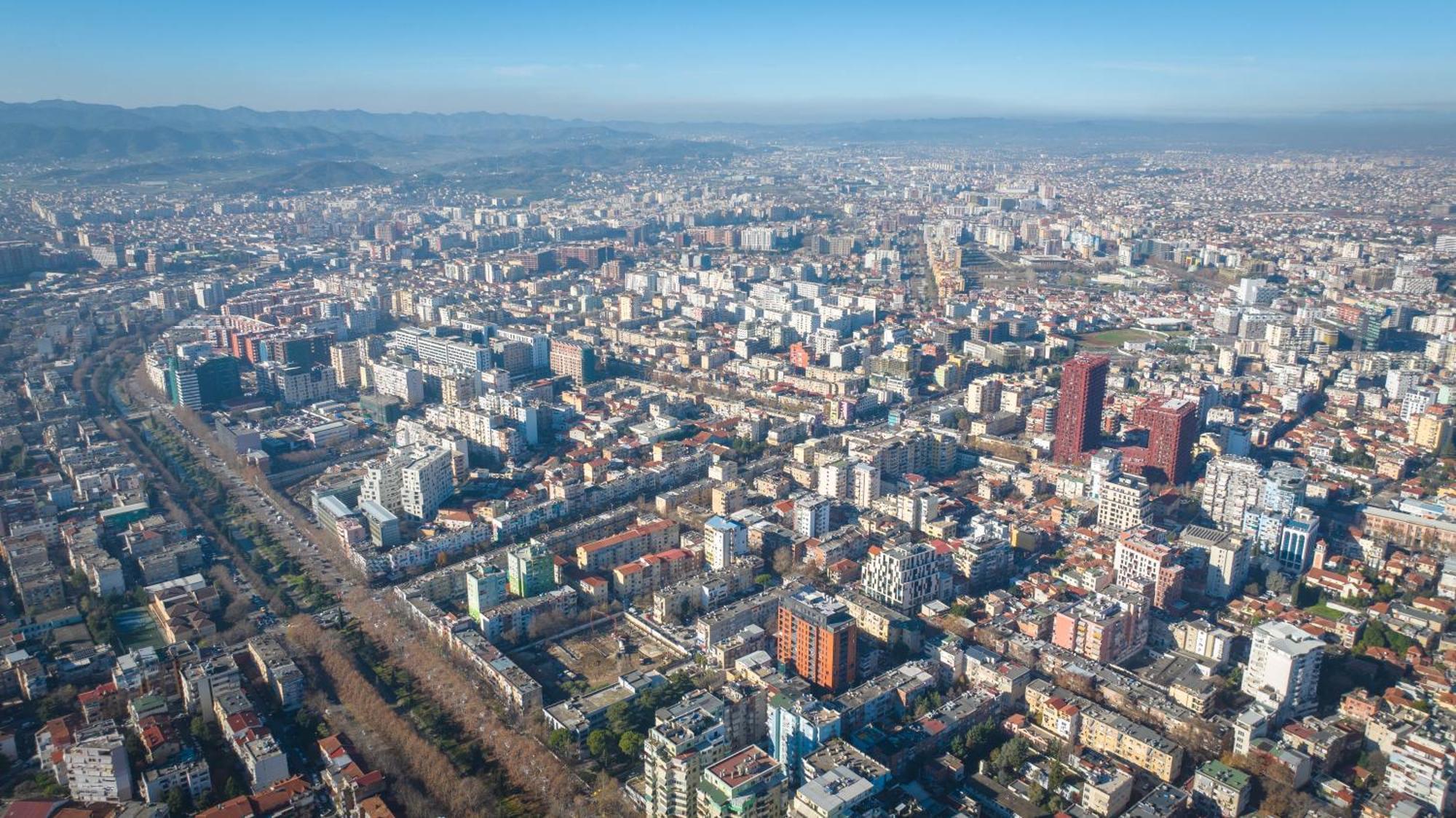 Hotel Aria Tirana Bagian luar foto