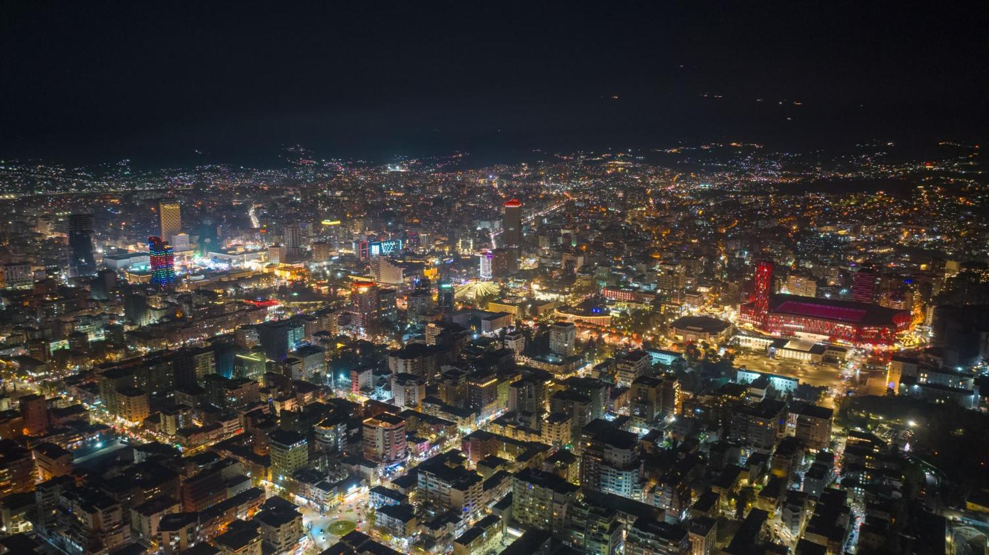 Hotel Aria Tirana Bagian luar foto