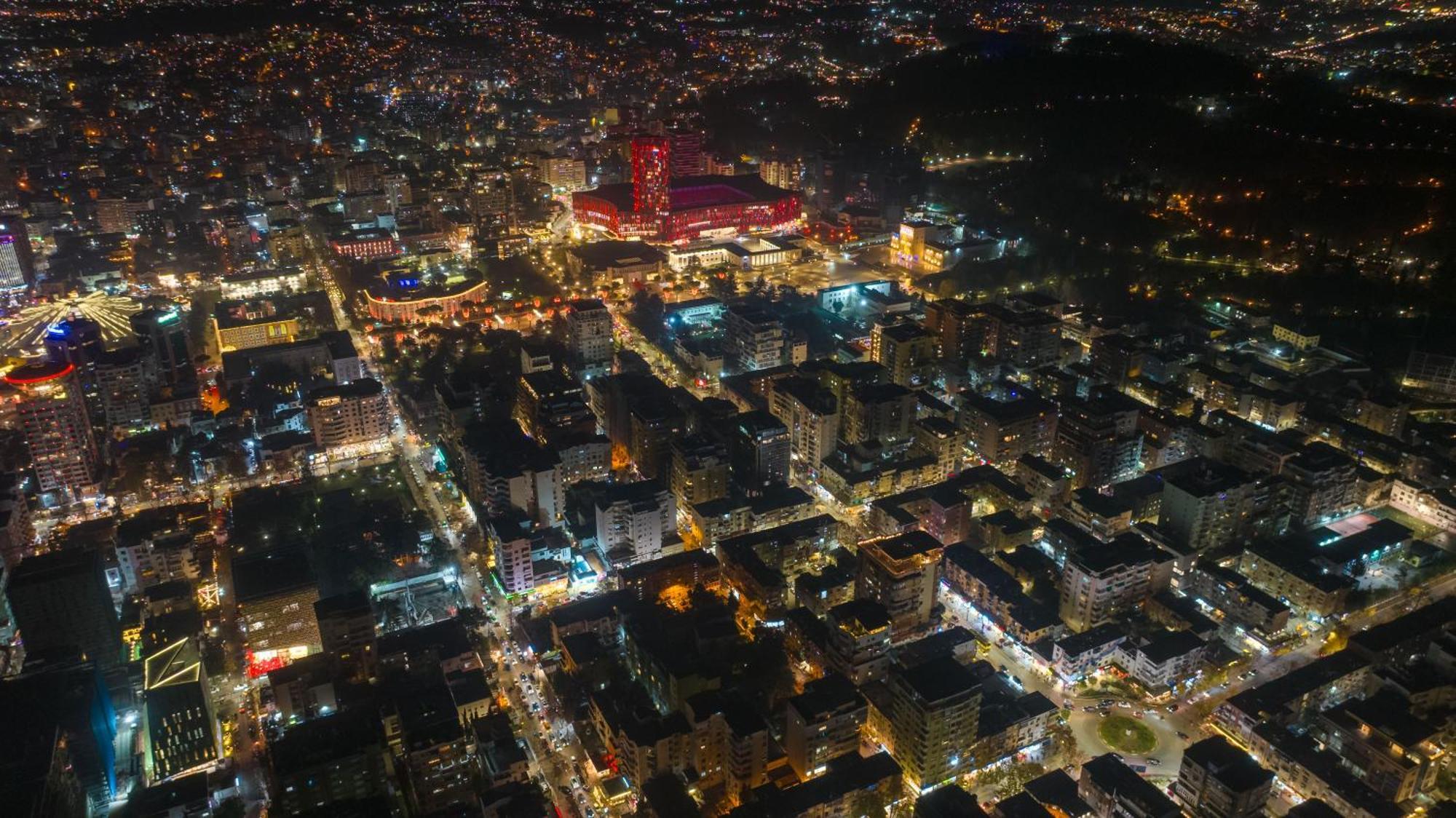 Hotel Aria Tirana Bagian luar foto