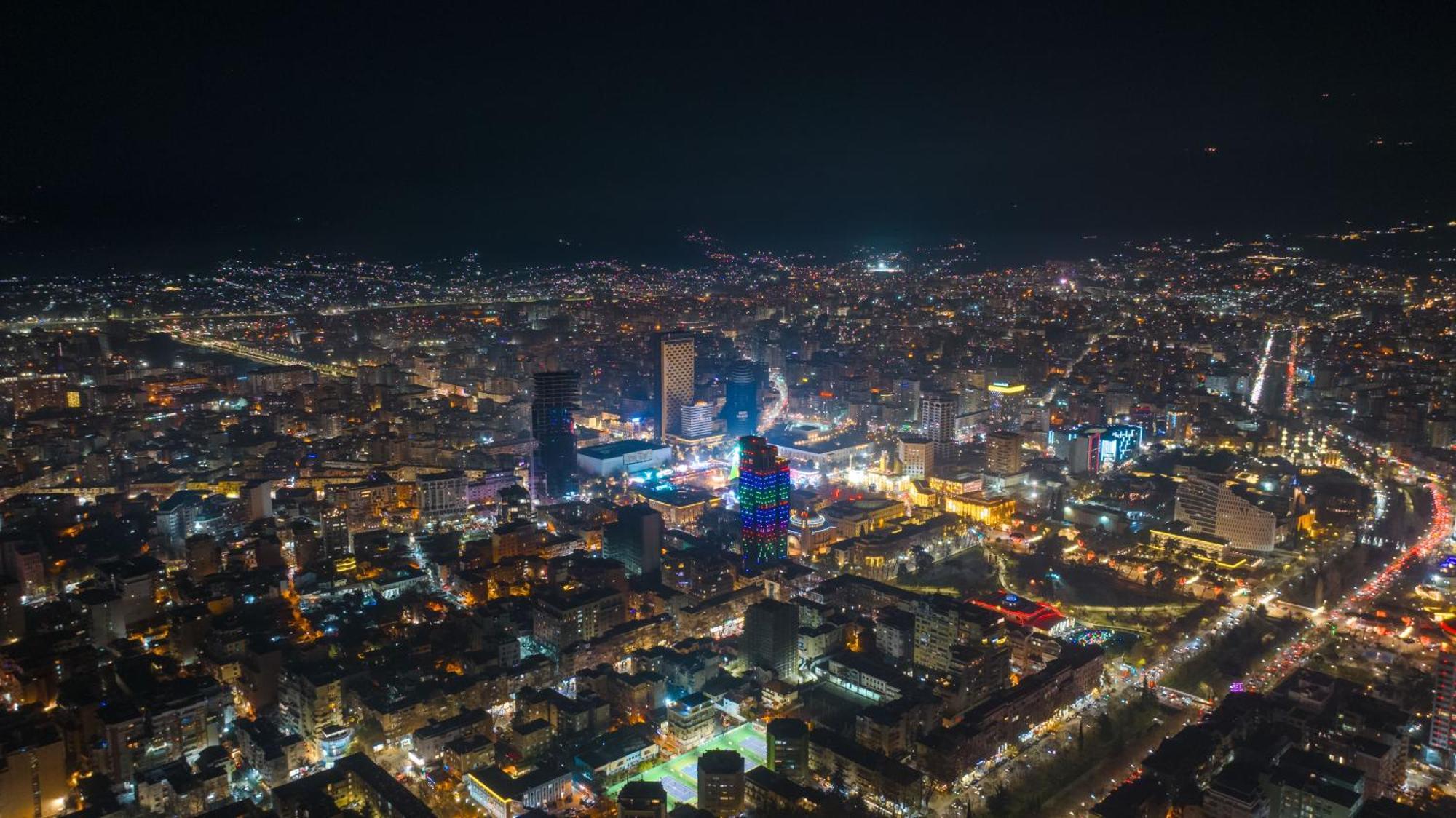 Hotel Aria Tirana Bagian luar foto